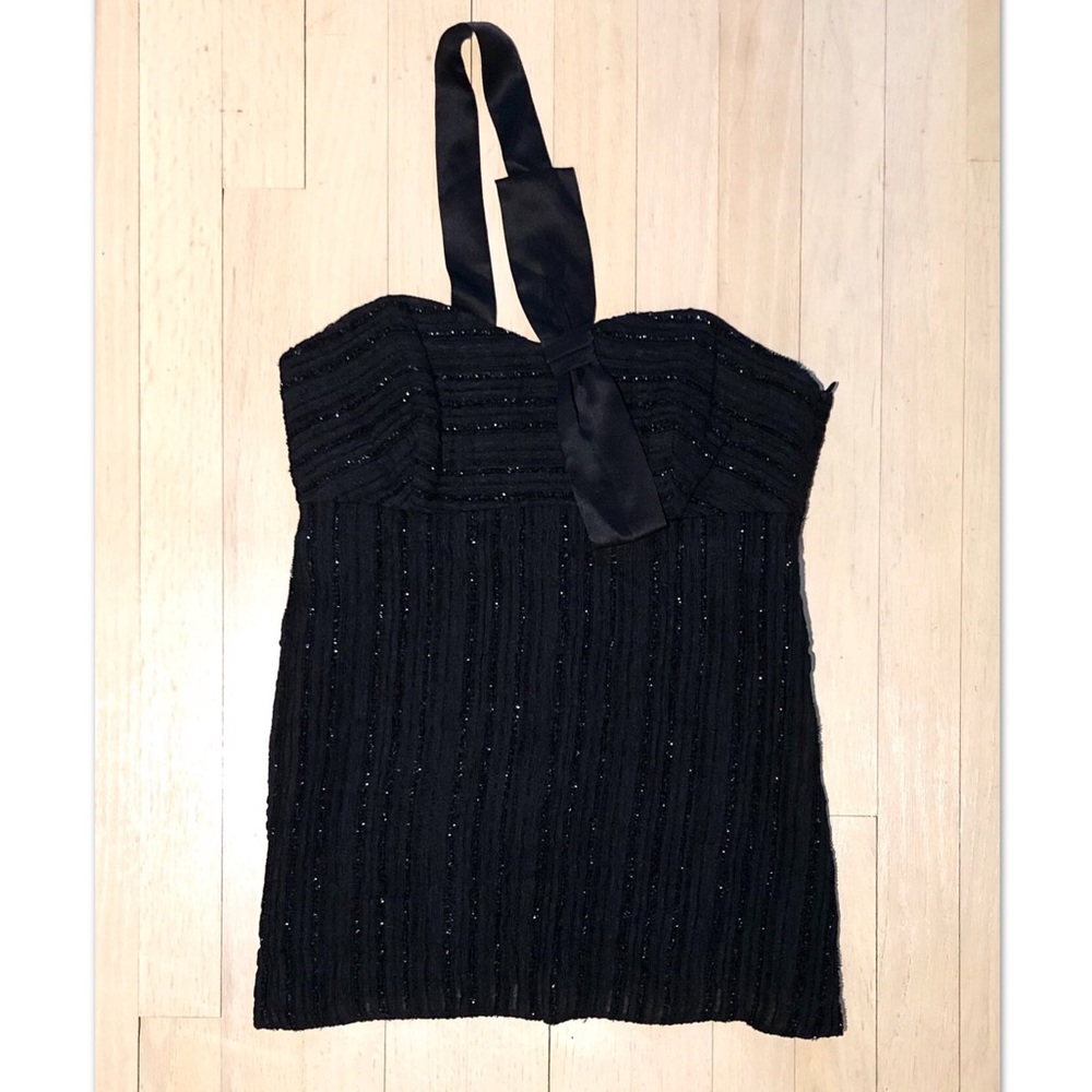 Milly Black Sparkle Party Top